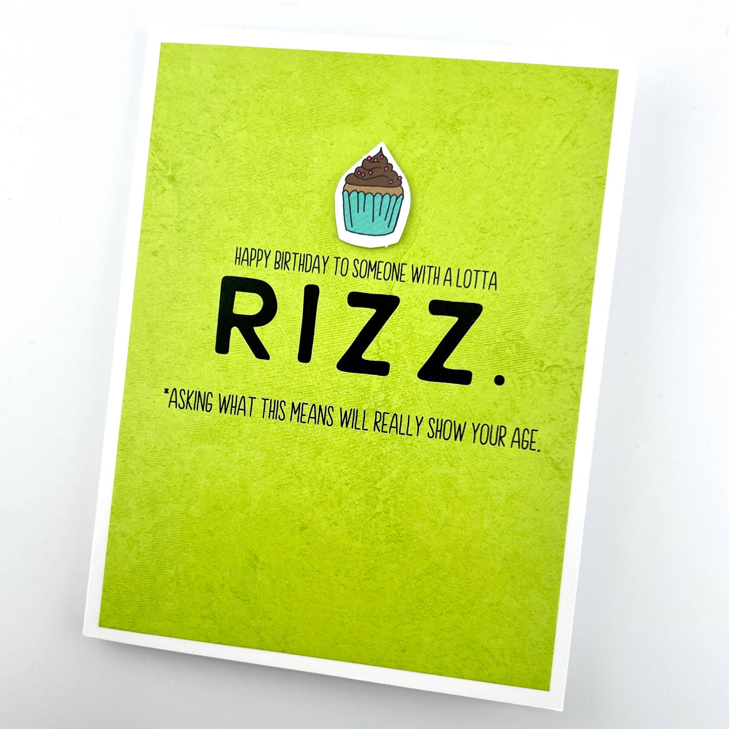 A Lotta Rizz birthday card