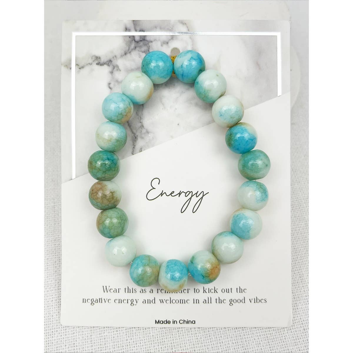 Inspirational Card with Colorful Bracelet