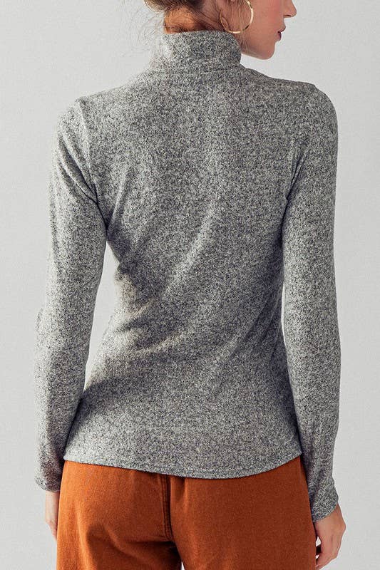 You Need to Feel This Soft Mock Neck