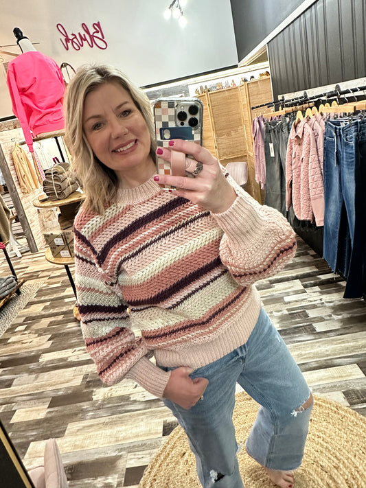 Z Supply Asheville Striped Sweater