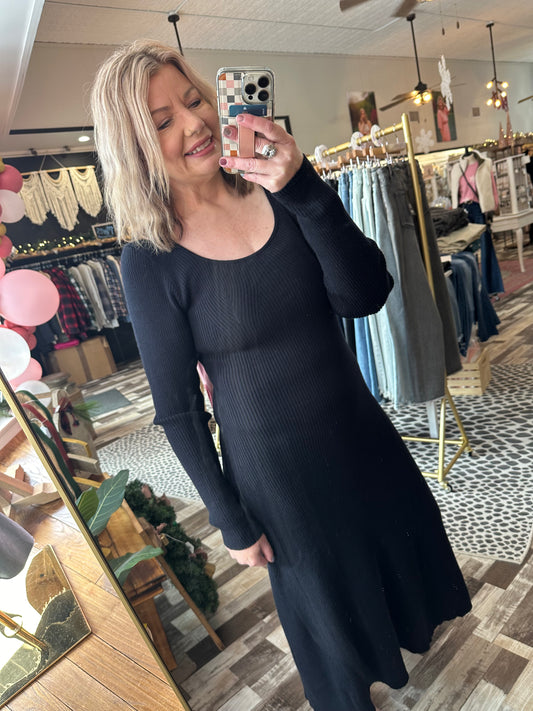 The Torrie Maxi Sweater Dress