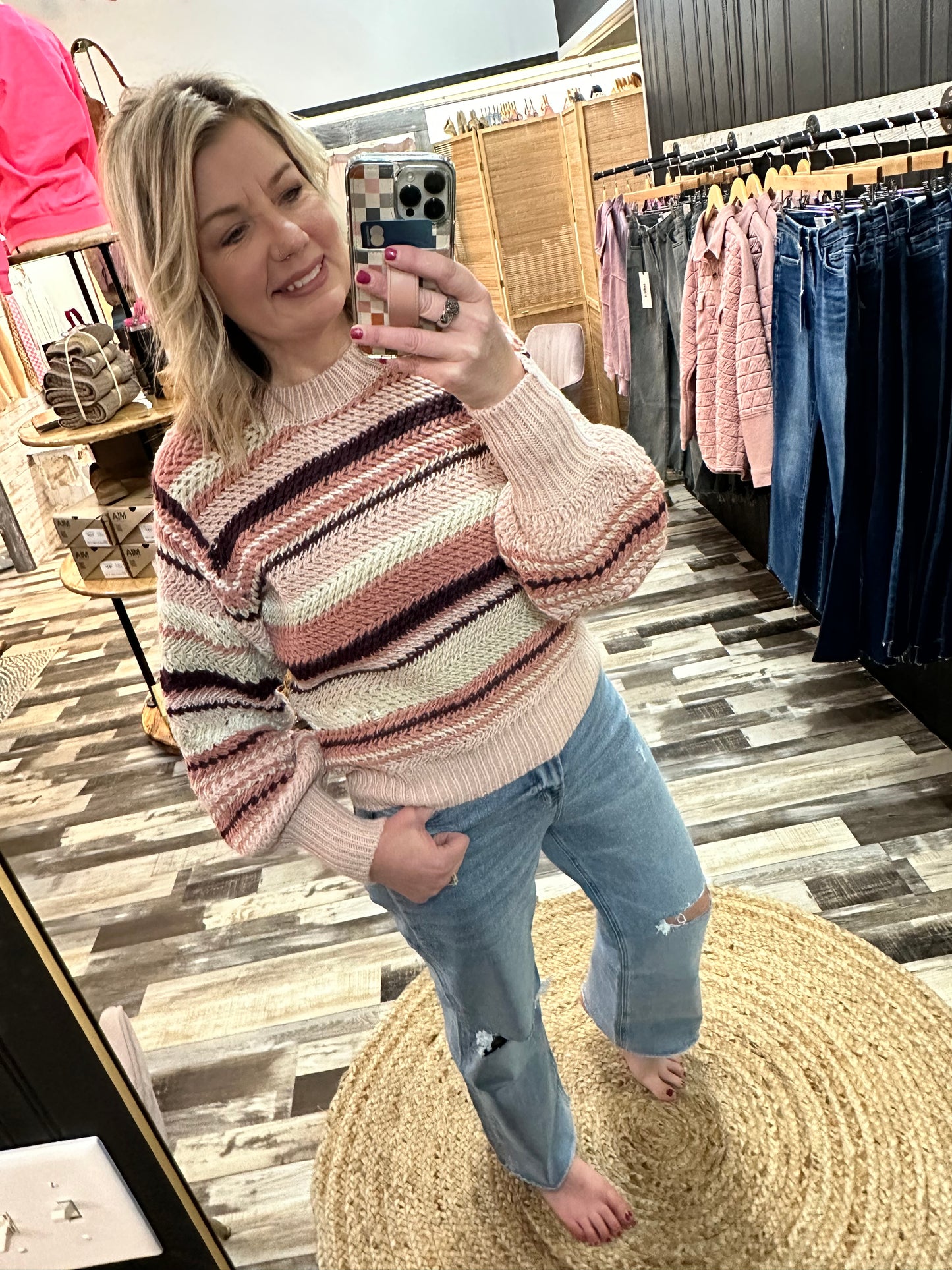 Z Supply Asheville Striped Sweater