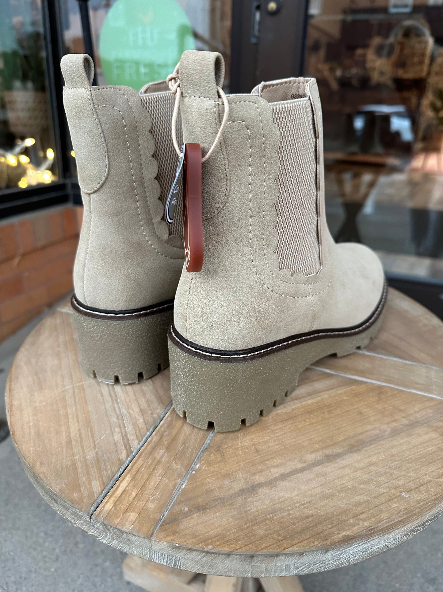 MIA Kellen Lug Sole Chelsea Booties