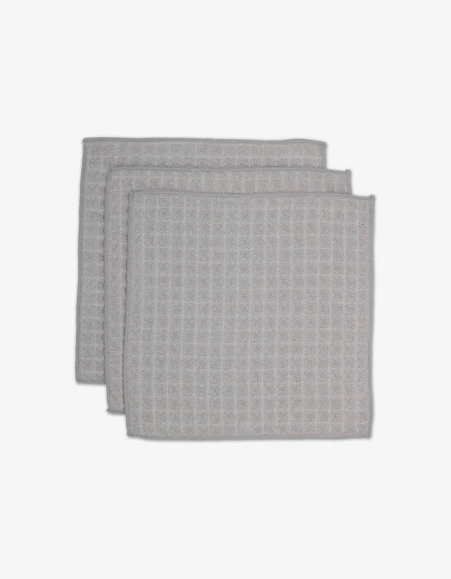 Stone Waffle Washcloth Set